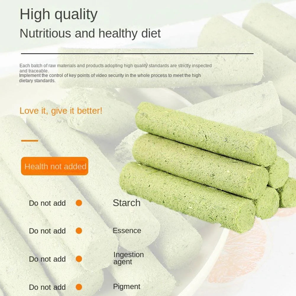 6Pcs Cats Grass Chew Teething Sticks, Cat Chew Stick Pet Snack, Good Help for Cat'S Healthy
