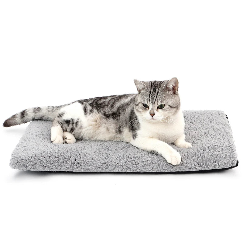 Self Warming Pet Pads Blanket Puppy Self-Warming Pet Mat Reflects Pet Body Heat Pet Warmer Pad for Constant Temperature Washable