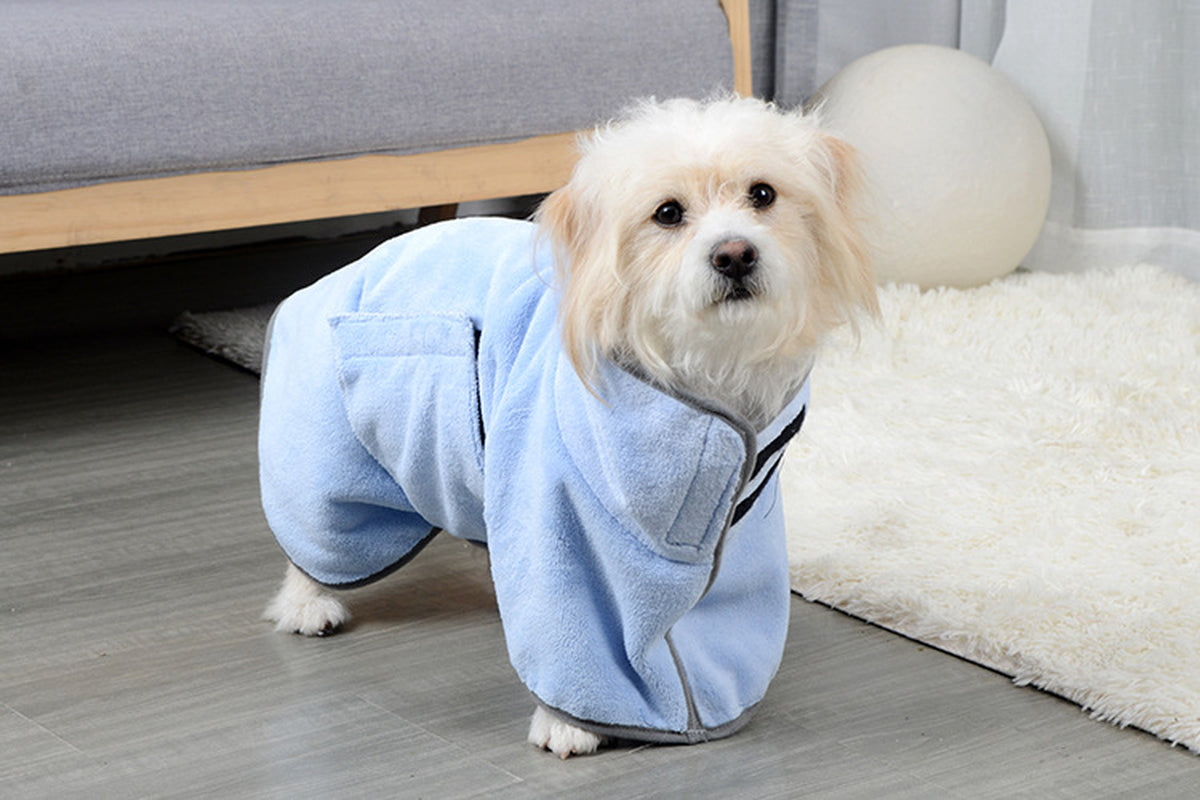 Quick-Drying Pet Absorbent Towel Dog Bathrobe Pet Dog Bath Towel for Dogs Cats Microfiber Absorbent Pet Drying Towel Pet Supplies Pet Products