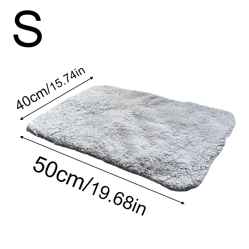 Self Warming Pet Pads Blanket Puppy Self-Warming Pet Mat Reflects Pet Body Heat Pet Warmer Pad for Constant Temperature Washable